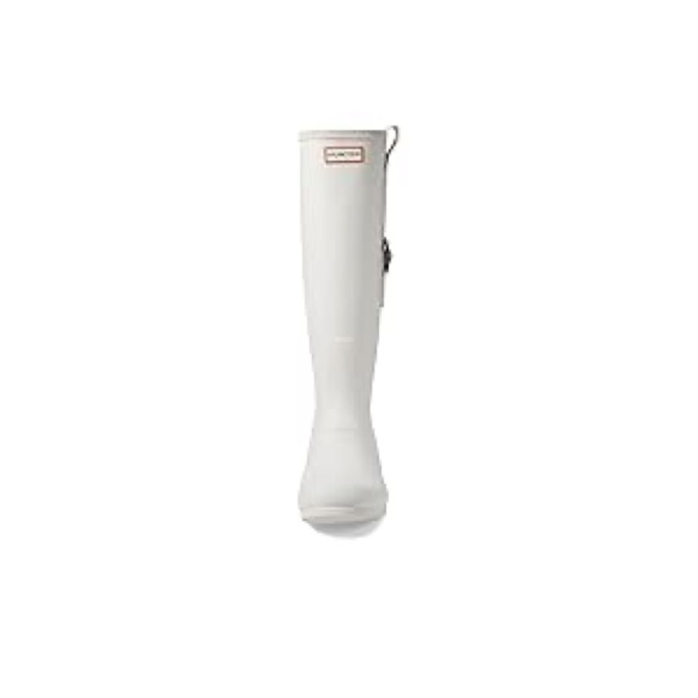 Hunter Original Tall Exaggerated Buckle Boot White Willow 9 M - Picture 5 of 5